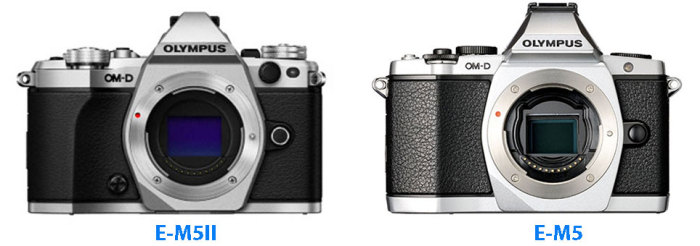 E-M5II-vs-E-M5-size-comparison