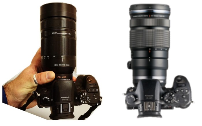 Size Comparison Pan Leica 100 400 4 6 3 Vs Olympus 40 150 2 8 43 Rumors