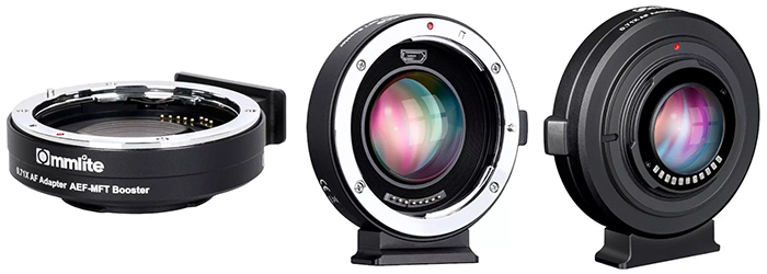 New Commlite Canon EF to MFT booster adapter goes on sale – 43 Rumors
