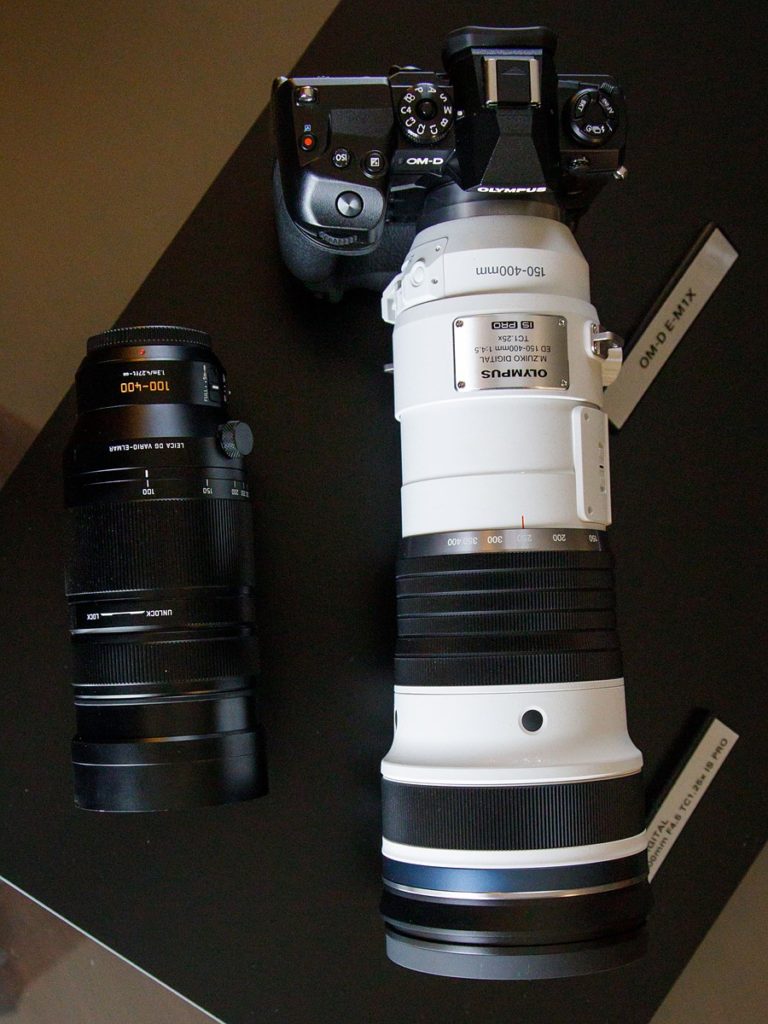 Leica 100400mm vs the new Olympus 150400mm size comparison 43 Rumors