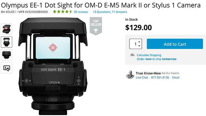 Olympus Dot Sight EE-1 – A Quick Look – 43 Rumors