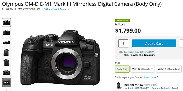 The new E-M1III and EPL10 are now in Stock in the USA – 43 Rumors