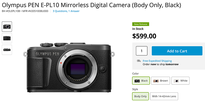 The new E-M1III and EPL10 are now in Stock in the USA – 43 Rumors