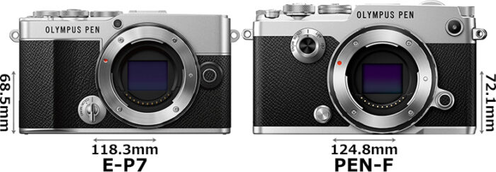 カメラ デジタルカメラ Olympus E-P7 vs PEN-F size comparison – 43 Rumors