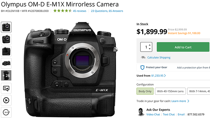 E-M1X now marked as discontinued in Japan – 43 Rumors